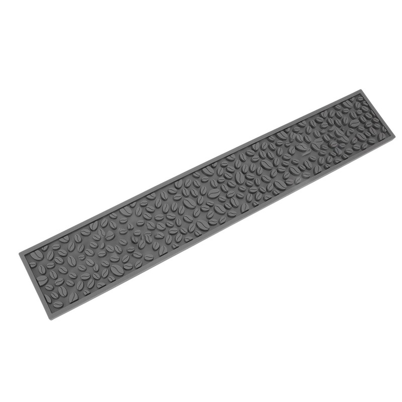 Coffee Bar Mat PVC Silicone Non Slip Rectangular Heat Resistant