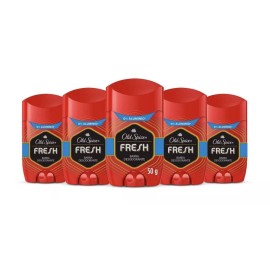 Old Spice 5 Old Spice Classic Deodorant 24Hr Odor Protection Fresh Scent 50g