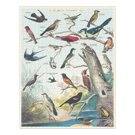 Cavallini 1000 Piece Puzzle, Audubon Birds (PZL/BRD)