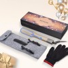 NITION LCD Ceramic Tourmaline Hot Hair Comb Flat Iron 450°F