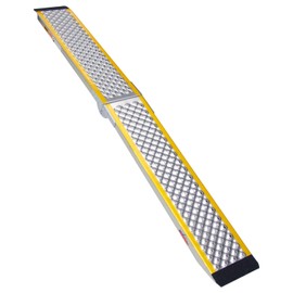 Ruedamann 1PC 79'' Aluminum Dirt Bike Ramp, 600 lbs Capacity, Folding Motorcycle Loading Ramp for Truck, Powersports Ramp for Lawn Mower, ATV, UTV, Bike, E-Bike
