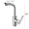 Bathroom Faucet, Swivel hot and Cold Water Faucet, Double hot