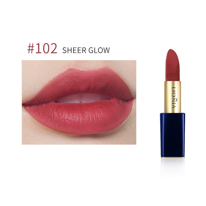 Lionia Velvet Smooth Luxe Lip Color 3.8g, 106 MYSTIC RED