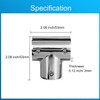 ODYSUNRAL Boat Handrail Fitting 90 Degree Tee Rail for 1