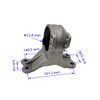 TAHIKO 4pcs Engine Mount Set for Mitsubishi Eclipse 2.4L Manual