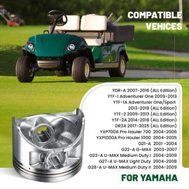 357cc Engine Rebuild Kit STD Piston JN6-11400-00-00 & Gaskets Seal For Yamaha 2001-2025 G21 G22 G27 G28 YDR-A DR2A YTF