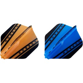 Robson Plus Dart Flight V Flights - Tribe Flight Various Flight Shapes/Shapes and Colours (V Small Blue)