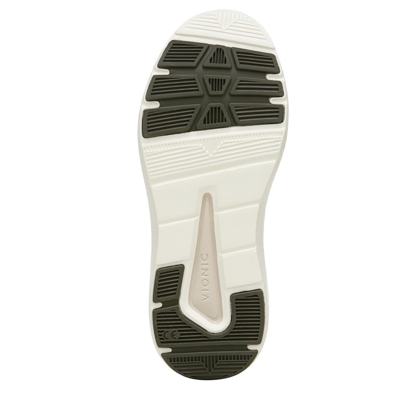 Vionic Athena Cream Knit Leather 9.5 Wide