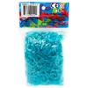 Rainbow Loom® Jelly Collection: Turquoise Rubber Bands with 24 C-Clips