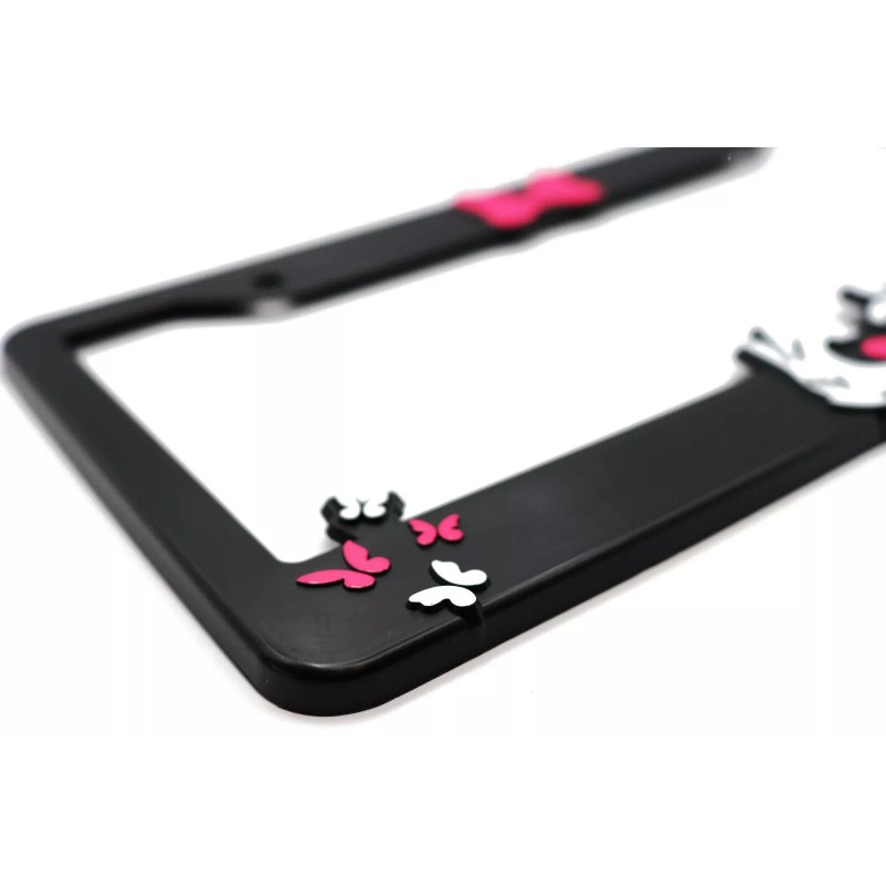 LP Frameworks Minnie Bow 3D Raised License Plate Frame