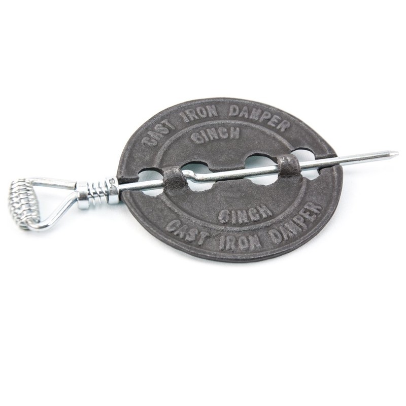 Cast Iron Flue Pipe Damper For Wood Burning Stoves Wood