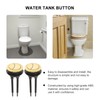 Angoily 2pcs Dual Push Flushing Button for Water Tank Round