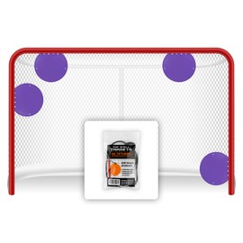 Top Shelf Targets Sniper 8-inch Magnetic Shooting Targets Limited Edition Purple for Hockey and Lacrosse Excellent Practice Tool & Training Equipment Now with Free Set of tethers.