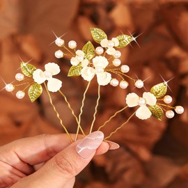 IYOU Barocke Hochzeit Haarnadeln Kristall Marineblau Braut Haarteil Schmetterling Funkelnd Strass Haarspangen Gast Brautjungfer Haarschmuck für Damen((3 Stück))