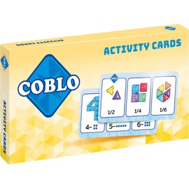 Coblo Activity Cards - 74 Educational Tasks - Gift 3 Years - Montessori Toy - Montessori Inspired - Promotes Creativity & Learning Skills - Steam Education - Toy from 3 Years