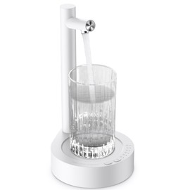 Desktop Water Bottle Dispenser for 5 Gallon Bottle, Portable Electric Water Bottle Pump with Type-C Charging, Smart 7 Levels Water Dispenser Countertop for Home, Office, Outdoor