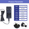 12V 2A 24W Power Supply Adapter with 11 Interchangeable Jacks