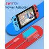 Charger for Switch Console Power Supply Charging Cable Supports TV