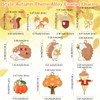 Stiesy 40Pcs 10 Style Enamel Autumn Theme Charms Pendants Squirrel