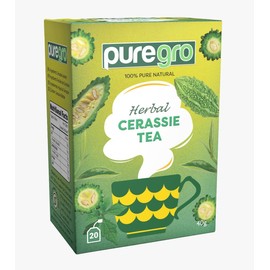 Puregro Herbal Cerassie Tea (20 Tea Bag) 40g (Pack of 6)