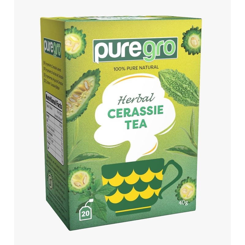 Puregro Herbal Cerassie Tea (20 Tea Bag) 40g (Pack of