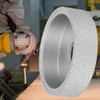 7.3cm Brazed Diamond Edge Grinding Wheel Flat Grinding Wheel for