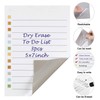 Yoption 3pcs Dry Erase to Do List 5''x7'', 8pcs Dry