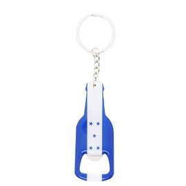 Honduran Flag Beer Bottle Opener Keychain - 1 Piece