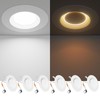 Ensenior 5/6 Inch 5CCT LED Can Lights with Night Light