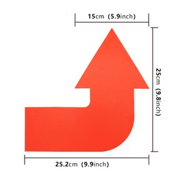 Eco Walker Colorful Star Arrow Spot Marker Non-Slip Directional Carpet Marker for Training Agility, Kids Classroom Activity, Gym, Sport, Home (Turn Arrow)