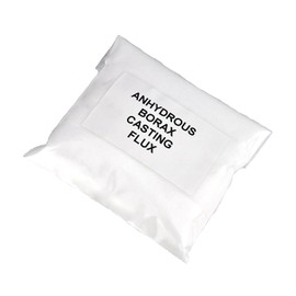 6 Oz Anhydrous Borax Granular Graphite Crucible Powder Deoxidizing Casting Flux for Melting Assaying Refining Gold Silver Copper Separating Impurities