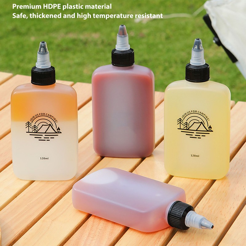 5pcs Small Oil Dispenser 120ml Leakage Proof Portable Compact Oil