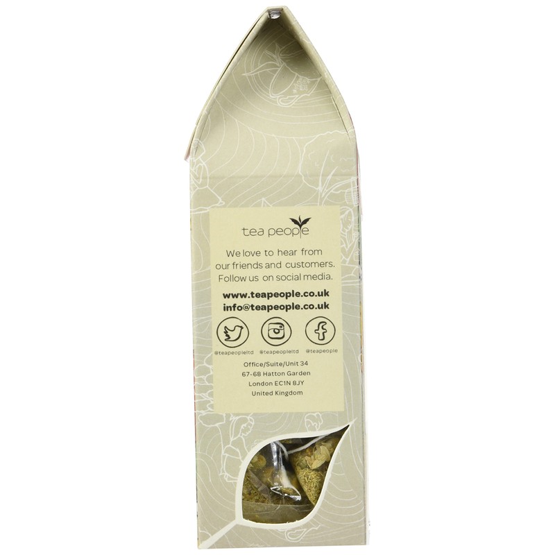 Tea People Organic Camomile - 15 tea pyramids pack