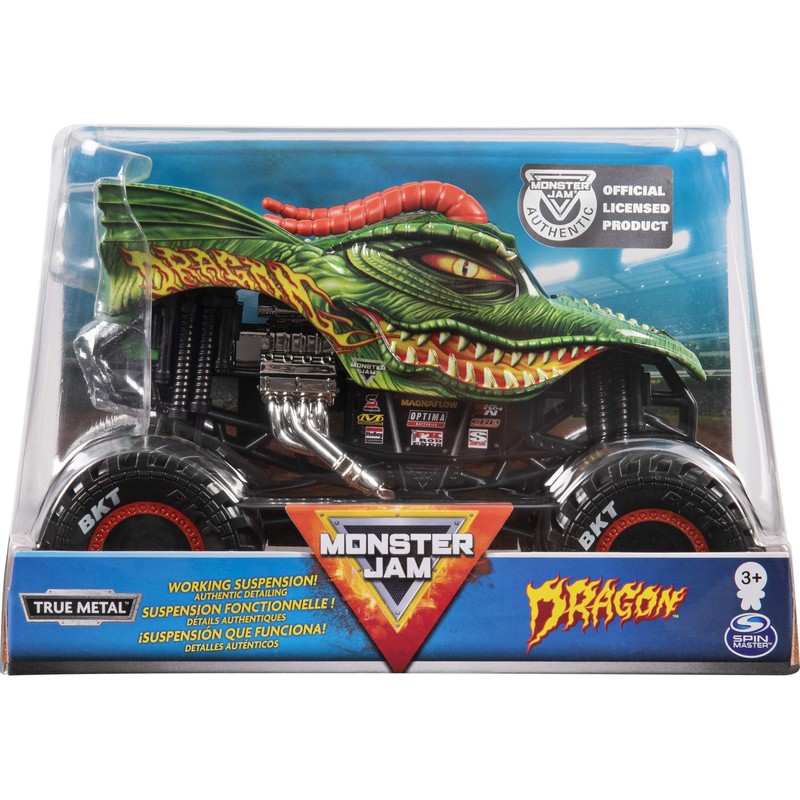 MONSTER JAM Veicolo Die-Cast Monster Truck Son-uva-Digger Ufficiale, in Scala