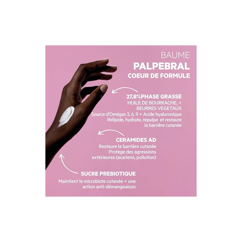 SVR Palpebral Bálsamo Hidratante para Ojos y Párpados con Ceramidas,