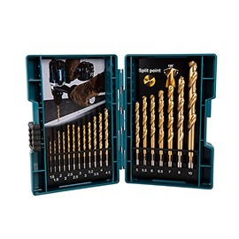 Makita B-67795 19 Piece HSS-TiN Drill Bit Set