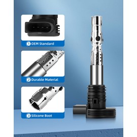 eccpp® Nueva Bobina de encendido uf411, Negro