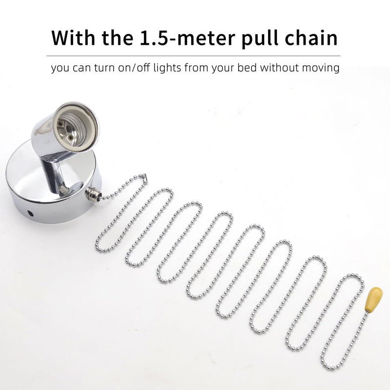 Metal E26 Lamp Socket Replacement with Ceramic E26 Bulb Base