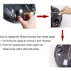 Replacement Front Wheel Caster Assembly for iRobot Roomba, 980 880