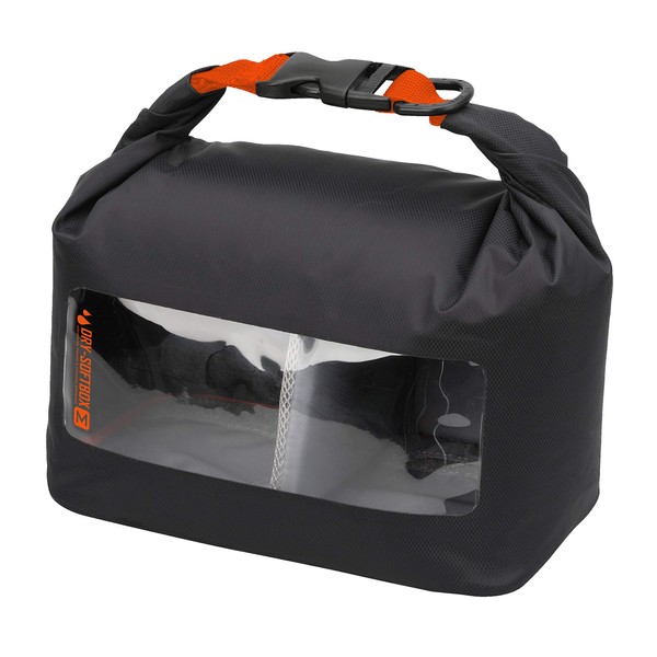 Hakuba AMZKDSBMBK Moisture Proof Camera Case, Dry Softbox, M, Black x Orange