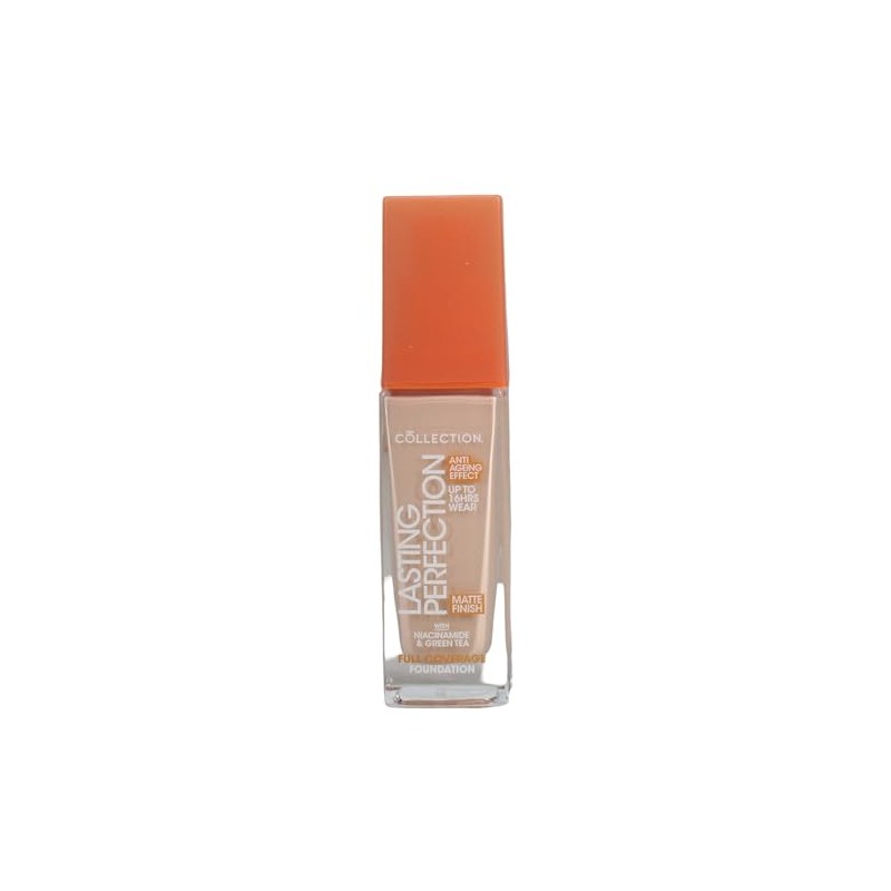Collection Cosmetics Lasting Perfection Matte Foundation, Full Coverage, Anti-Ageing Effect,