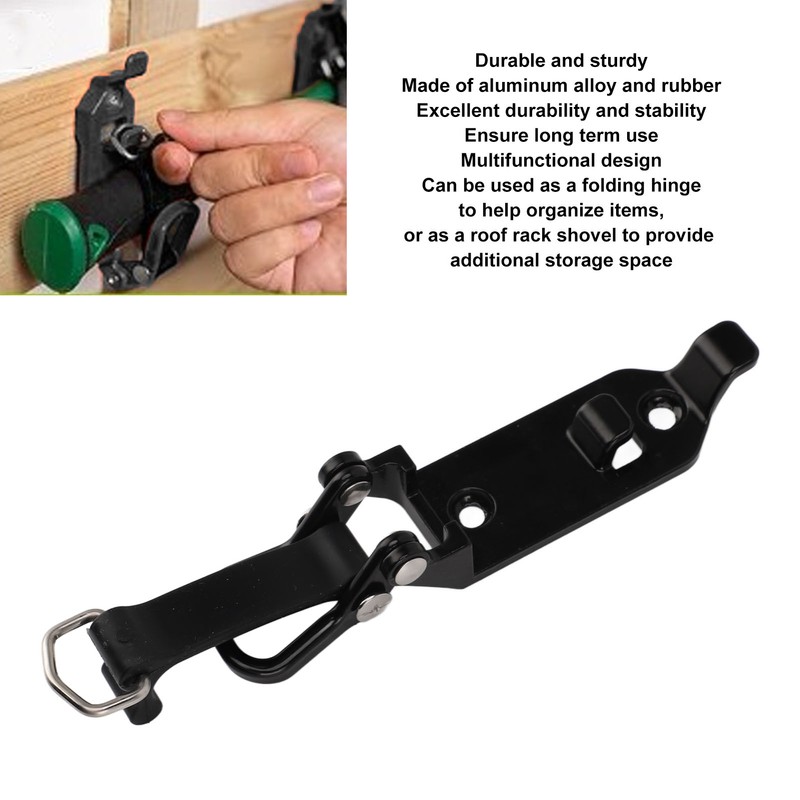 Shovel Mount for Roof Rack Metal Rubber Clamps Wall Mounting