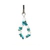 [Happiness Stone] Smartphone Strap, Turquoise, Crystal, Turquoise Stone, Natural Stone,