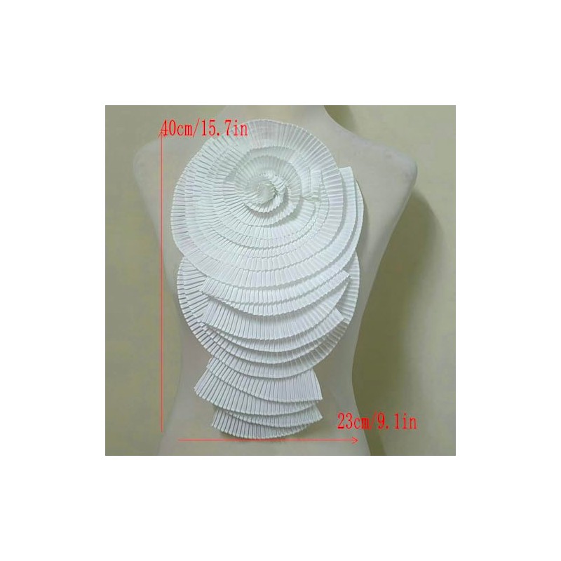 Clothing Accessories Shoulder Flower Collar Flower Pleated Large Flower Fabric