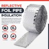 Pipe Lagging Foil Insulation Wrap 7.5m x 80mm - Thermal