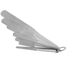 958-G01 Streamline Caulk Spatula 7-Piece set, Spatula tip widths from 3/8” to 1-1/2”, Stainless Steel (Pack of 7)