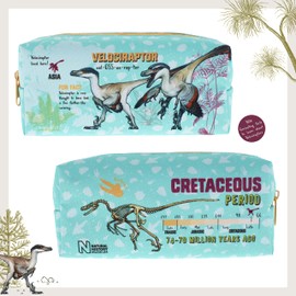 Natural History Museum Dinosaur Pencil Case | Dinosaur Gifts & Stationery | Back to School Stationery Supplies | School Pen Case