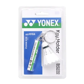 Yonex ACG1016A 011 Key Chain (Shuttle Type), White, White (011)