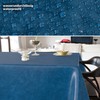 ANRO Oilcloth Tablecloth Wax Tablecloth Washable Garden Tablecloth Round Oval