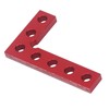 ZAWELIYO Mini Small Square Center Finder Aluminum Alloy Woodworking Ruler